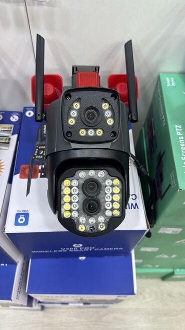 mini kamera: Simsiz Wifi ptz 2 kamera 360° 8mp/4K Çöl səraiti ücün matorlu 2