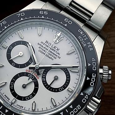 3d saatlar: Rolex Oyster Perpetual Cosmograph Daytona (ağ siferblat) - Korpus — 2