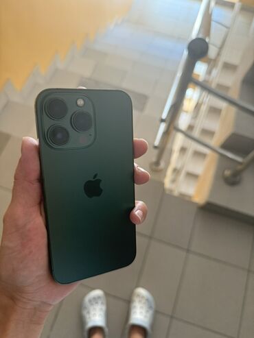 ми ноте 10: IPhone 13 Pro, Колдонулган, 128 ГБ, Alpine Green, Каптама, Куту, 78 %