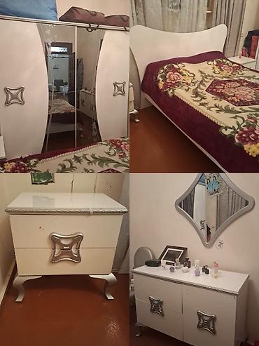 bedroom: 2 təknəfərlik çarpayı, Dolab, 2 tumba, Komod, İşlənmiş — 1