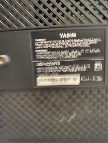 телн: Телевизор YASIN, LED, диагональ около 32" (визуально). Классическая — 3