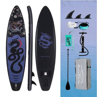 палочка чоппера читать 1: Sup board от бренда Funwater - Dragon - яркая надувная сап доска