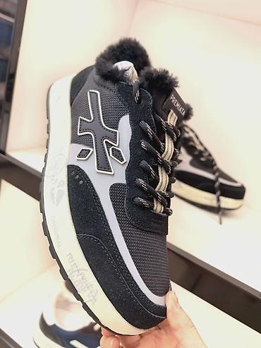 Кроссовки и спортивная обувь: Premiata Мужские-Женские кроссовки в ретро-стиле с массивной подошвой — 17