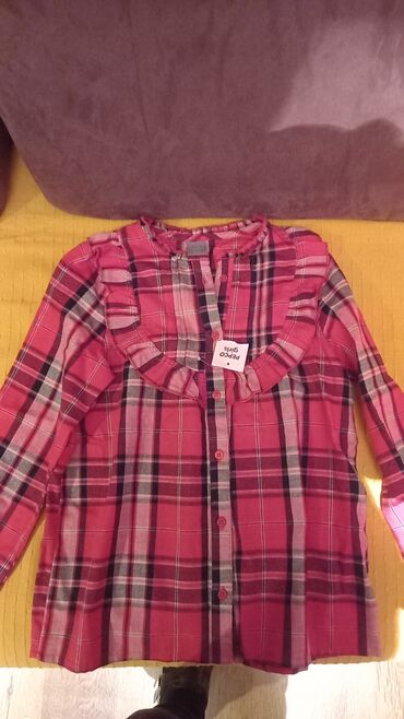 prodaja kaputa beograd: Nova prelepa košuljica za devojčice.prva slika bez blica,ostale