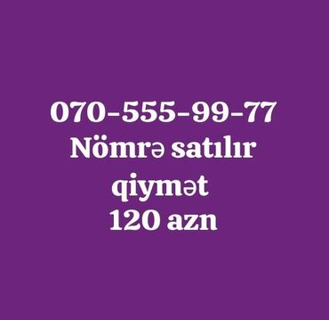 010 nomreler: Nömrə: ( 070 ) ( 5559977 ), Yeni