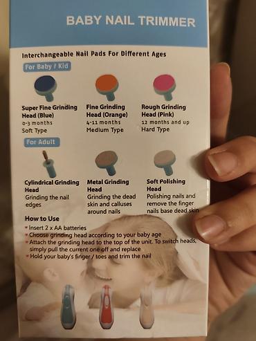 plasytion 4: Məhsul: Baby Nail Trimmer – uşaq və körpələr üçün elektrik dırnaq — 4