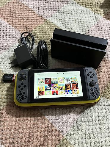 Nintendo Switch: Продаётся игровая приставка прошитая Nintendo Switch в отличном — 1