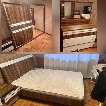 Dolablar: İkinəfərlik çarpayı, Dolab, Termo, 2 tumba, İşlənmiş
