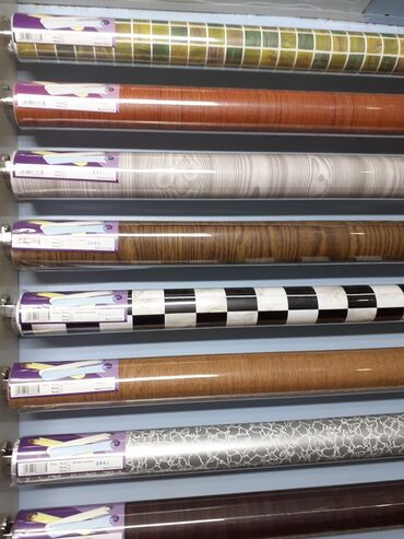 Vinil divar kağızı, oboy: Vinil Divar Kağızları Arxası Özü Yapışqandır. Rulon da 10 metr olur — 9