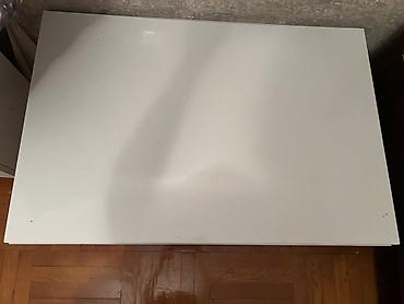 dekorativ panel: Ağ rəngli saxlamalı oturacaq/qutu tipli komod - Minimalist dizayn — 2
