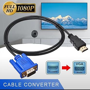 hdmi to dp: Кабель-Переходник HDMI (штекер)/VGA (штекер), 1,8 м, 1080P — 3