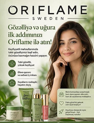 oriflame faizleri: Oriflame Sweden – gözəllik və şəxsi inkişaf üçün imkanlar Məhsullar — 1