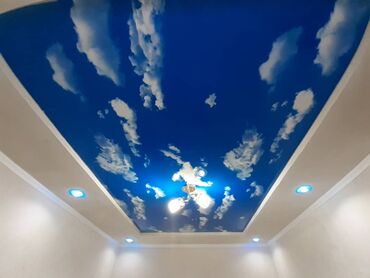 Натяжной потолок: Натяжной потолок Глянцевое, Матовое, 3D потолки Бесплатный замер, Гарантия, Монтаж at lalafo.kg — 2 Натяжной потолок: Натяжной потолок Глянцевое, Матовое, 3D потолки Бесплатный замер, Гарантия, Монтаж — 2