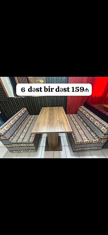 шкаф купе баку: Со скамейками, Прямой стол, 4 персоны, Без гарантии, Нет кредита — 1