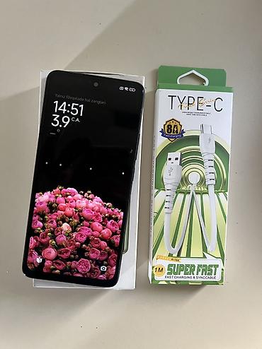 Redmi Note 14, 128 GB, rəng - Qara, Sensor, Face ID