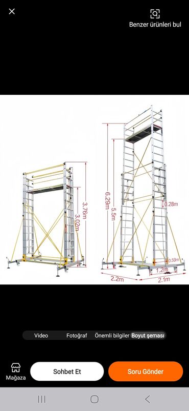 Nərdivanlar: Bu qatlanan çoxməqsədli nərdivan müxtəlif işlər üçün uyğun olan -da lalafo.az — 15 Nərdivanlar: Bu qatlanan çoxməqsədli nərdivan müxtəlif işlər üçün uyğun olan — 15