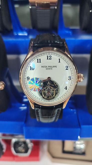3d saat: Patek Philippe tərzində mexaniki kişi qol saatları - Korpus: qızılı — 1