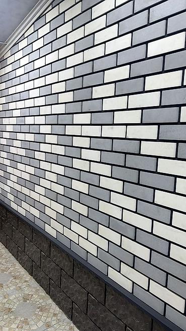 Dekorativ daşlar: Dekorativ fasad və daxili divar daş panelləri - Material: Beton — 7