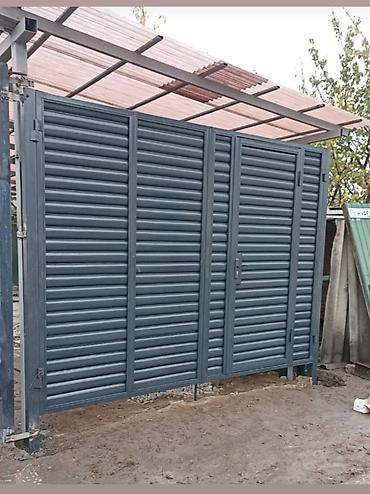 Откатные ворота: Металлические ворота любых размеров на заказ 🔒 Защитите свой дом — 8