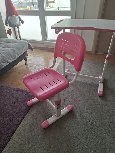 Setovi stolova i stolica: Dečiji podesivi set – sto i stolica - Ergonomičan set za učenje i — 4