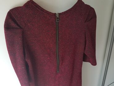 Haljine: Maison Scotch M, bоја - Crvena, Poslovni, Dugih rukava — 6