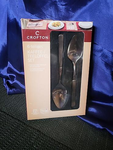 Kašike: Desertne nove kasicice 18/10 oznaka Crofton Nemacka. Nemacke kasicice — 3