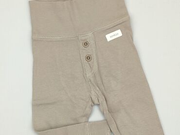 legginsy materiałowe: Baby material trousers, 6-9 months, 68-74 cm, condition - Very good