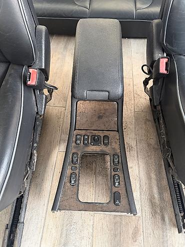 Сиденья: Продается на w210 салон черная кожа электро сидения дверные карты — 5