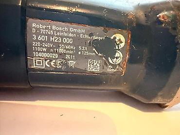 Alətlər: Bosch GWS 11-125 CIE Professional künc cilalama maşını (laqonda) 1100 — 6