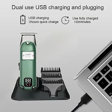 sac tokulməsi: Profissional Trimmer Cronier 123 - 7000RPM / 1400mAh / 180 Dəqiqə / — 2