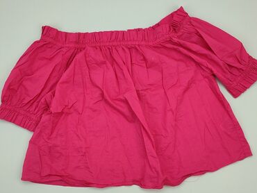 bluzki pudrowy róż eleganckie: Blouse, H&M, L (EU 40), condition - Very good