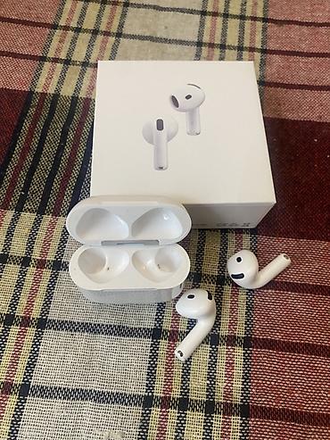 airpods orginal: Беспроводные наушники-вкладыши, Apple, AirPods 4, Новый — 2