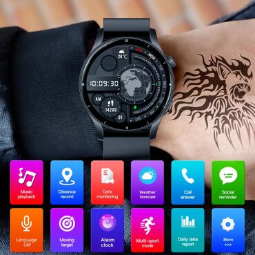 Smart saatlar: Yeni, Smart saat, Smart, rəng - Qara
