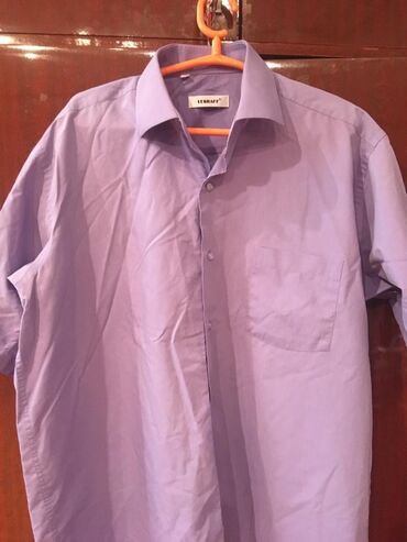 мужские рубашки с воротником стойка: Рубашка L (EU 40)