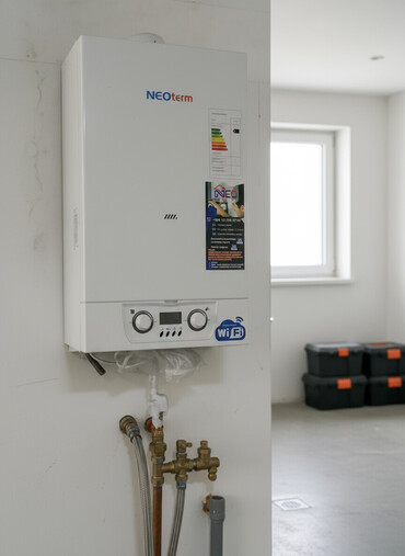 kombi qutusu: NEOterm divar tipli qaz kombi - Brend/model: NEOterm - İki konturlu