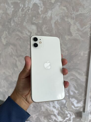 купить бу айфон: IPhone 11, Скидка 10%, Б/у, 128 ГБ, Белый, 93 %