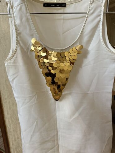 Köynək və bluzalar: Qadın köynəyi – düyməli - Ölçü: 36 (etiketdə “6m 36 razmer” qeyd — 5