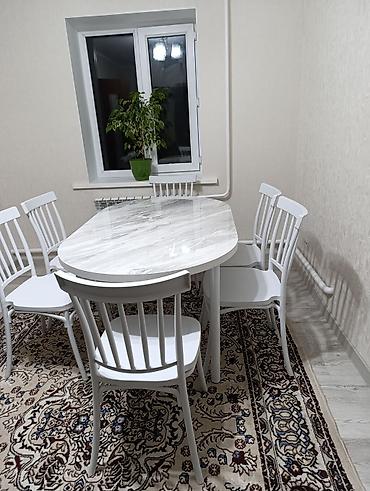 кондитерский стол купить: Срочно продается овальный стол + 6 стульев, в отличном состоянии — 1