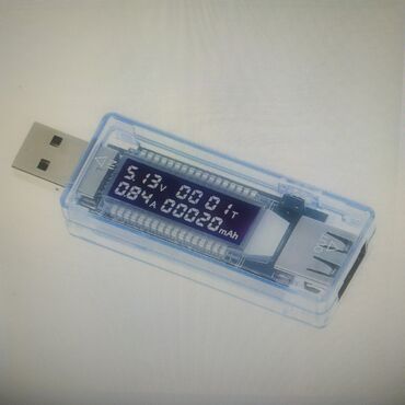 Зарядные устройства: USB-тестер напряжения и тока,монитор емкости поувербанка с