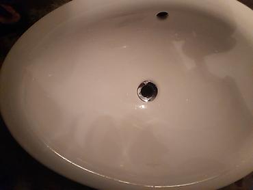 Дом и сад: • Oval formalı şaquli üstəqoyma (countertop) lavabo • Material: ağ — 5