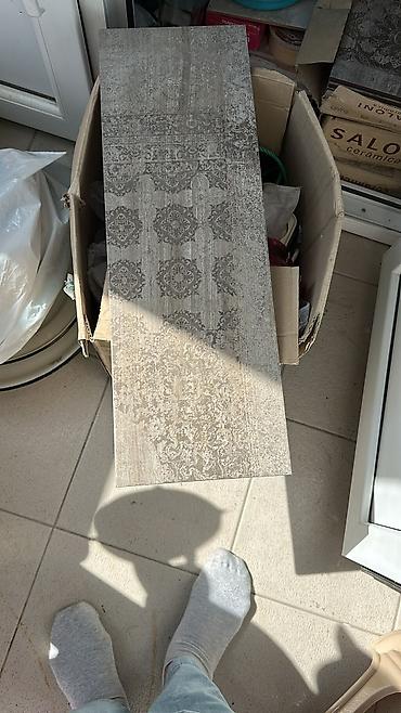 Kafel və bitirmə daşları: Keramoqranit/kafel dəstləri – dekor və fon variantları - Material — 2