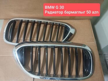 quru taxta: BMW G30 üçün radiator barmaqlığı (ikili “böyrək” ön barmaqlıq dəsti)