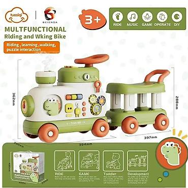 Guralice za bebe: Novo Guralica vozić Svetlosni i zvučni efekti Para na lokomotivi i — 4