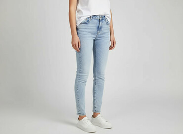 dżinsy rurki damskie allegro: Denim Life, Jeansy damskie, rozmiar M