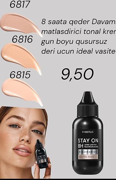 dolgu lak qiymet: Məhsul: Faberlic Stay On 8H Long-Lasting Face Foundation – — 1