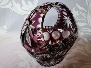 Kante: Korpa rucni rad,Nachtmann kristal,led kristal Nemacka iz 70ih — 12