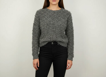sweter futerkowy: Women`s sweater, size XL