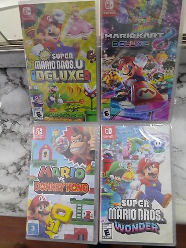 Nintendo Switch: Nintendo Switch üçün Mario oyunları paketi Daxildir: - New Super — 1