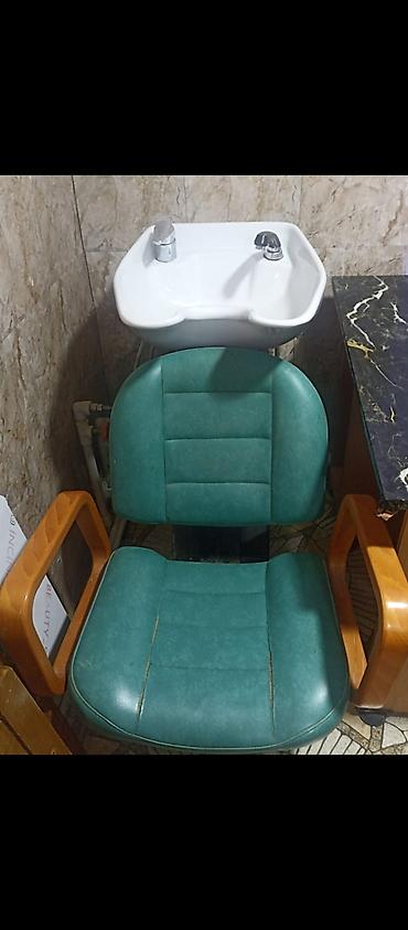 Salon, tibbi mebel: İşlənmiş, Saç yuyulması kreslosu — 1