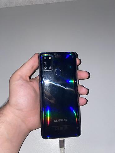 samsung e390: Samsung Galaxy A21S, 64 GB, rəng - Göy, Barmaq izi — 3